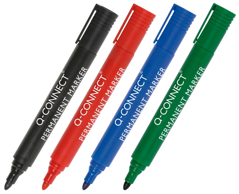 MARKER PERMANENT Q CONNECT 2-3 MM OKRUGLI VRH 